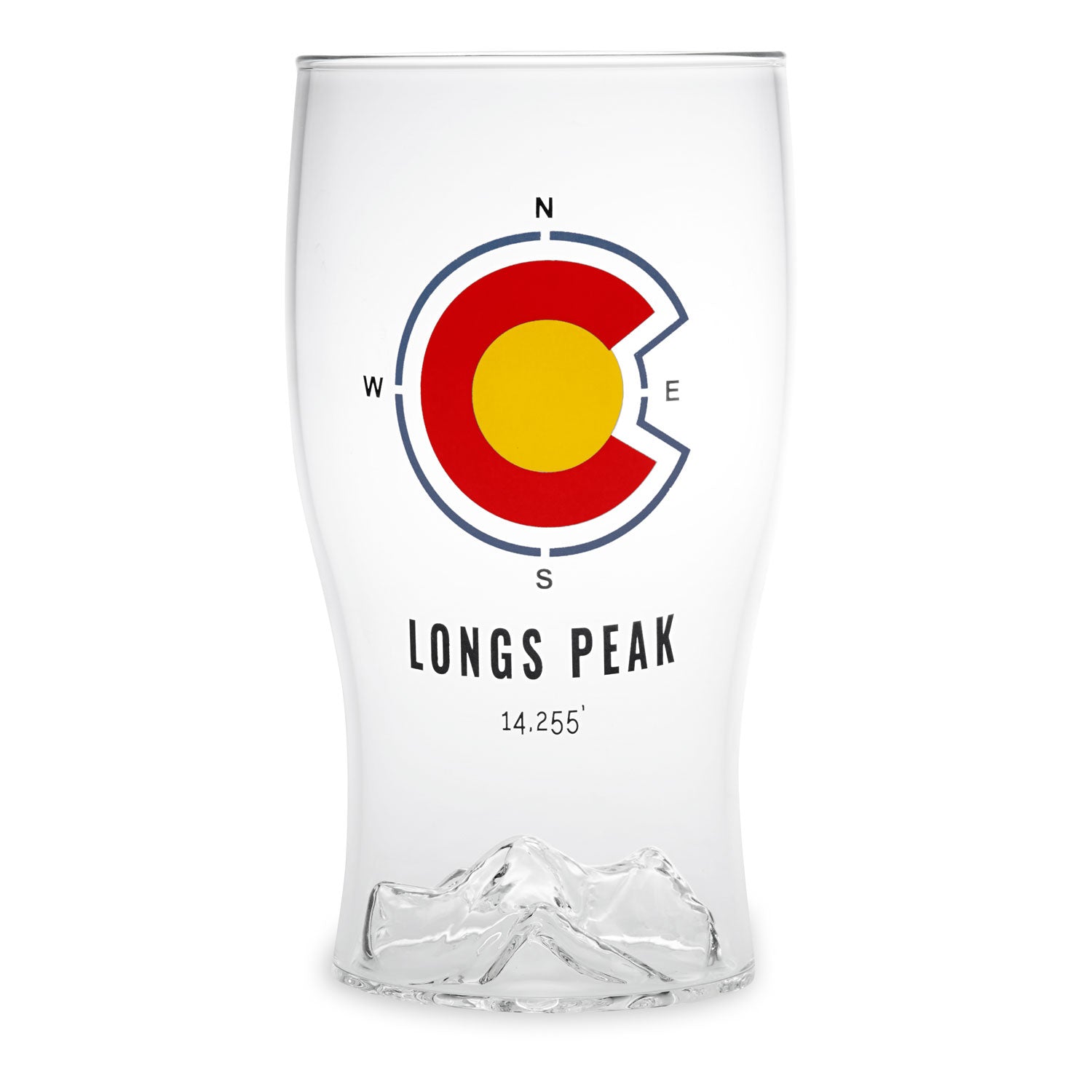 3D Mountain Pint Glass – L A R K