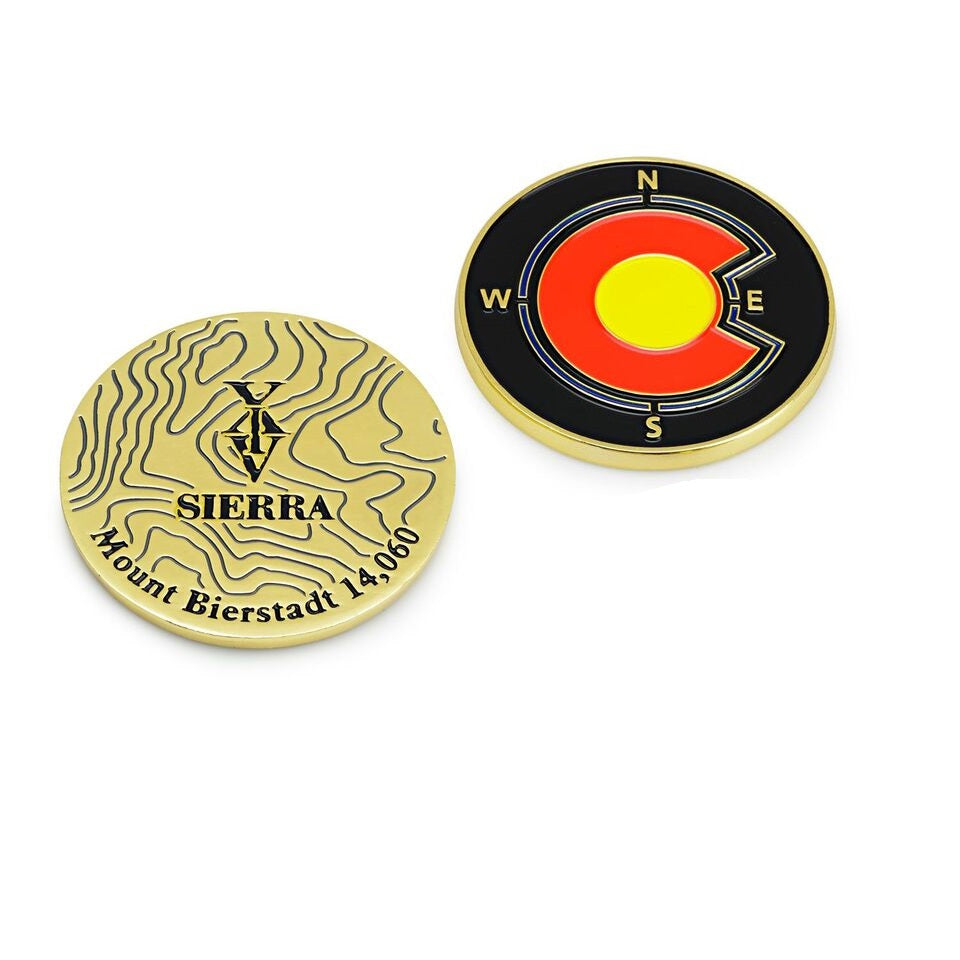 Mount Bierstadt Challenge Coin